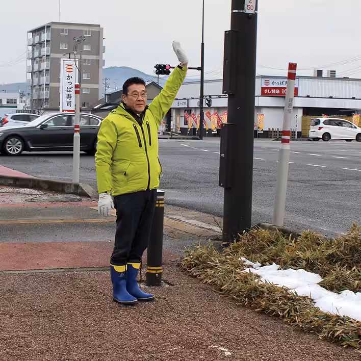 福井せいじ　辻立ち